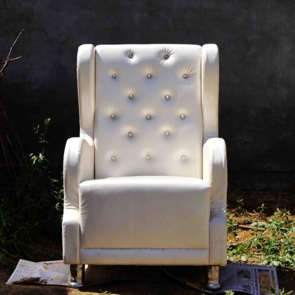 Wingback Chair, Accent Chair, Furniture Store, White